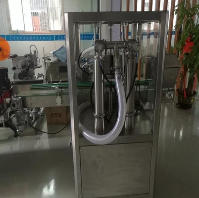 Servo Motor PLC Mesin Pengisi Cairan Kosmetik 2 Kepala untuk Botol Kaca