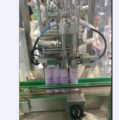 Servo Motor PLC Mesin Pengisi Cairan Kosmetik 2 Kepala untuk Botol Kaca