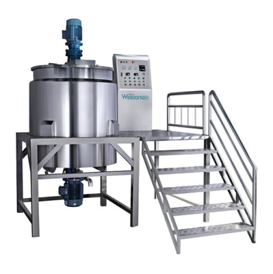Mesin Pencampur Lotion Otomatis 5.5KW, Mesin Pembuat Krim Tubuh Antirust