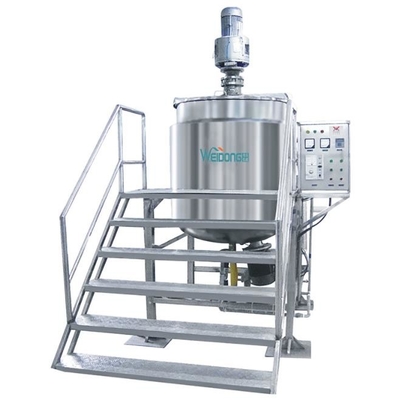 Mesin Pencampur Lotion Otomatis 5.5KW, Mesin Pembuat Krim Tubuh Antirust
