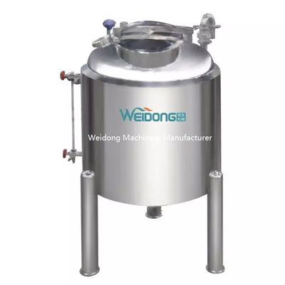 Tangki RO Stainless Steel 500L Bergerak, Tangki SS Serbaguna Untuk Air RO