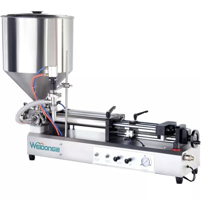 Mesin Pengisi Otomatis Piston Pneumatik 304 Tangan Stainless Steel Dioperasikan