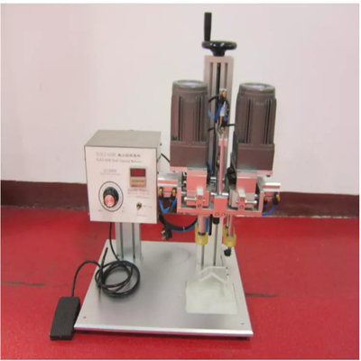 Single Head Plastic Glass Bottle Screw Capping Machine Untuk Bahan Kimia Minuman