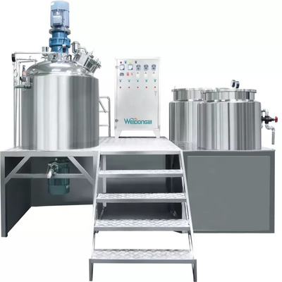 Mixer Pengemulsi Homogenizer Kimia, Mesin Pengaduk Lotion Otomatis Kosmetik