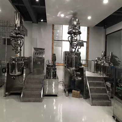 Mixer Pengemulsi Homogenizer Kimia, Mesin Pengaduk Lotion Otomatis Kosmetik