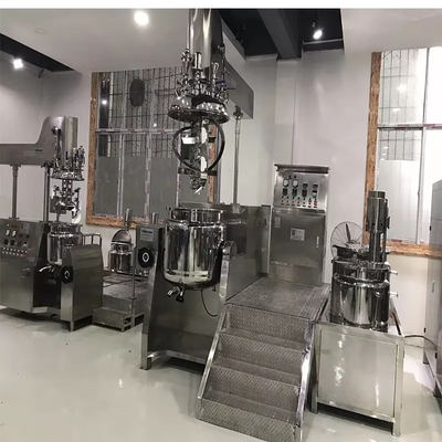 Mixer Pengemulsi Homogenizer Kimia, Mesin Pengaduk Lotion Otomatis Kosmetik