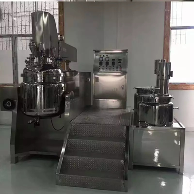 Pneumatic Lotion Kosmetik Emulsifier Mixer 50 Liter SUS304 SUS316