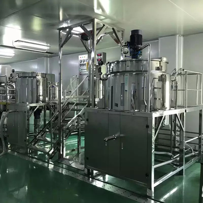 Pneumatic Lotion Kosmetik Emulsifier Mixer 50 Liter SUS304 SUS316