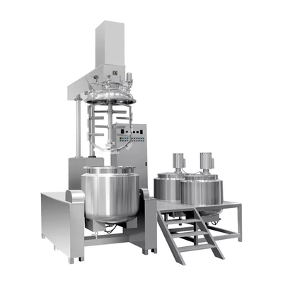 Stabil 7.5KW Vacuum Emulsifier Homogenizer Mixer Untuk Kosmetik