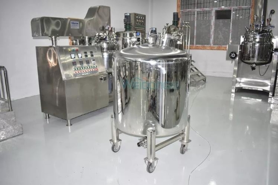 Bioteknologi 500L Tangki Pencampur Agitator Bergerak Multi Fungsi