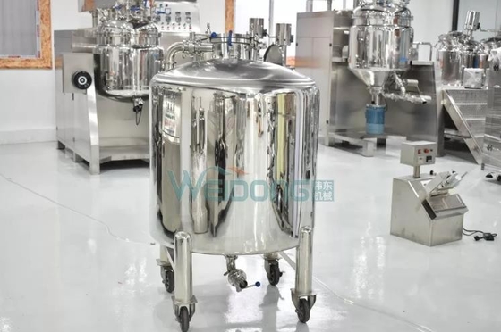 Bioteknologi 500L Tangki Pencampur Agitator Bergerak Multi Fungsi