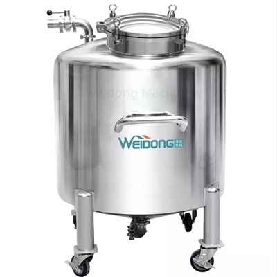 0.6MPa Industri Agitator Tangki Pencampur Tahan Karat Untuk Kecap