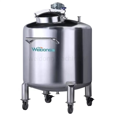 0.6MPa Industri Agitator Tangki Pencampur Tahan Karat Untuk Kecap