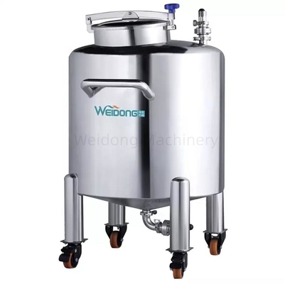 0.6MPa Industri Agitator Tangki Pencampur Tahan Karat Untuk Kecap