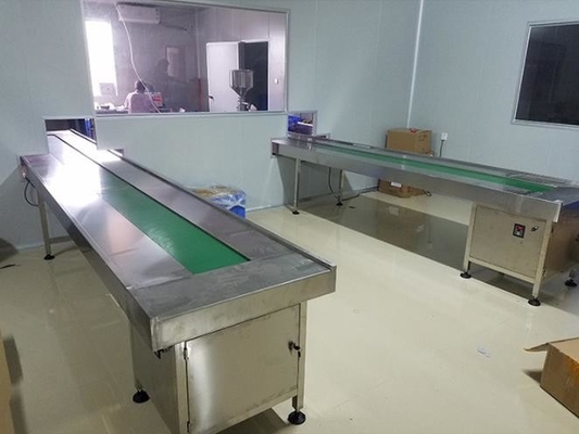 Peralatan Bantu Stainless Steel Belt Conveyor Tahan Korosi