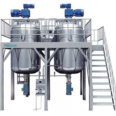 2.2KW SUS304 Peralatan Produksi Parfum Tangki Pencampur Serbaguna