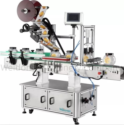 220V Double Sided Filling Capping Labeling Machine Electric Tahan Karat