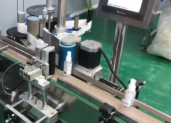 SUS304 PLC Mesin Pelabelan Stiker Sisi Ganda, Mesin Pelabelan Otomatis Antirust