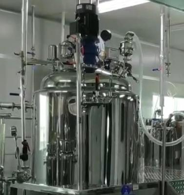 Mesin Vacuum Body Cream Emulsifier Mixer Kosmetik 63RPM Anti Bocor