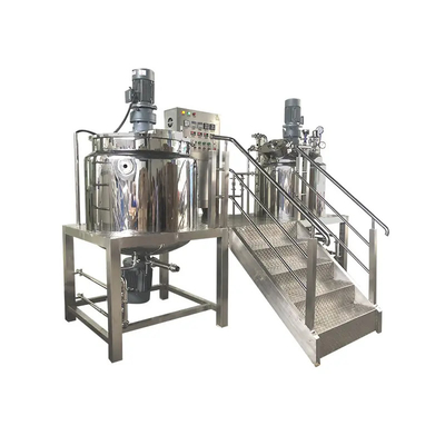4200 R / Min Sterilisasi Kecepatan Tinggi Mesin Pengaduk Emulsifier Dua Arah Stainless Steel Panci Pengemulsi Kosmetik