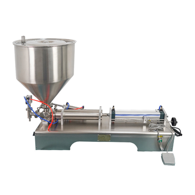 5-5000ml Mesin Pengisi Cairan Kosmetik Self-Suction Horisontal
