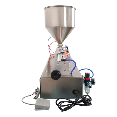 5-5000ml Mesin Pengisi Cairan Kosmetik Self-Suction Horisontal