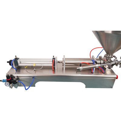 5-5000ml Mesin Pengisi Cairan Kosmetik Self-Suction Horisontal