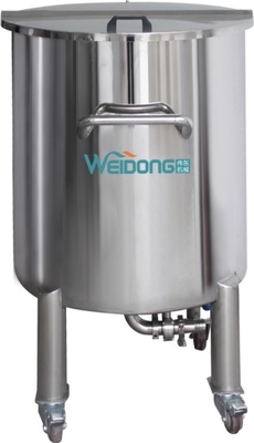 Tangki Penyimpanan Stainless Steel Steril Untuk Air Murni Kapasitas 50L Hingga 20T