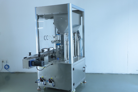 10 Kepala 450KG Mesin Penuh Cairan Kosmetik Dengan Pasokan Listrik 220V 50Hz