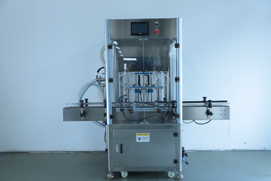 10 Kepala 450KG Mesin Penuh Cairan Kosmetik Dengan Pasokan Listrik 220V 50Hz