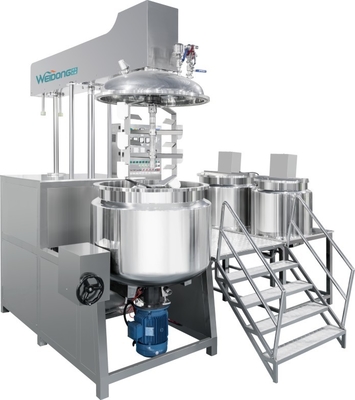 Mixer Pengemulsi Kosmetik Otomatis Poros Ganda Mudah Dibersihkan
