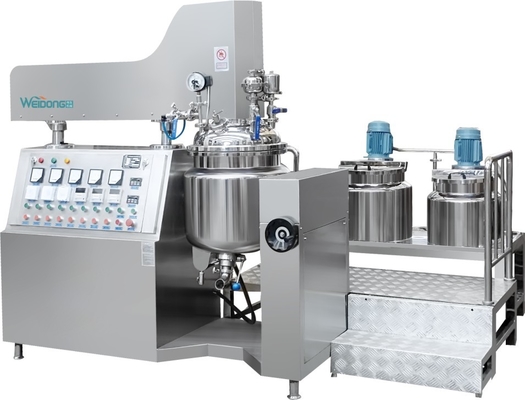 100-5000L Mixer Pengemulsi Kosmetik Dimensi Disesuaikan Daya 2.2-30KW