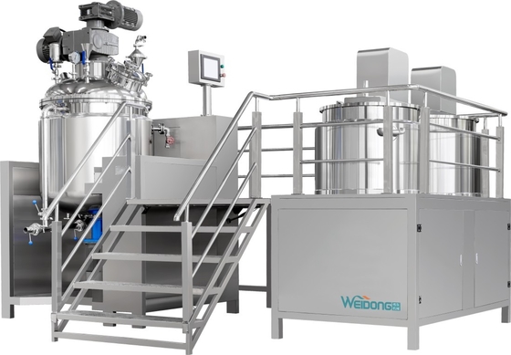 2.2KW PLC Control Cosmetic Emulsifier Mixer 1 Tahun Garansi