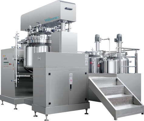 Laboratorium vakum homogenizer mesin emulsifikasi pemanasan listrik