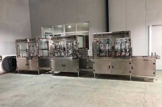 Low Noise Programmable Logic Controller Mesin Pengisi Cairan Kosmetik 10-1200ml