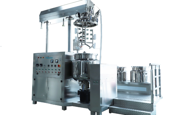 2.2-30KW Cosmetic Emulsifier Mixer Dengan Sistem Vakum Mudah Operasi