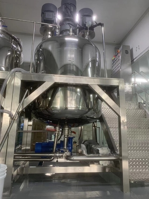 50-5000L kosmetik Emulsifier Mixer Peralatan Pengolahan Kimia 1 Tahun Garansi
