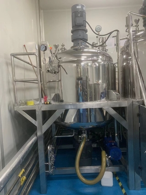 50-5000L kosmetik Emulsifier Mixer Peralatan Pengolahan Kimia 1 Tahun Garansi