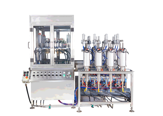 Mesin pengisian cairan kosmetik kontrol digital AC380V 50HZ 1.1KW