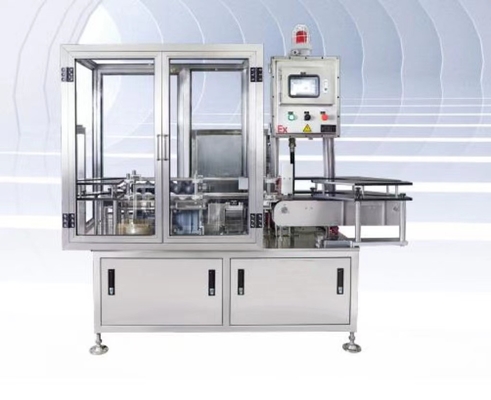 PLC Mesin Pengisian Aerosol Dua Unit Lini Produksi Kecepatan Tinggi