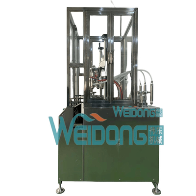 Mesin pengisian cairan kosmetik dari stainless steel dengan akurasi pengisian berulang ± 1%