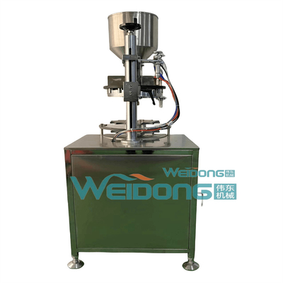 6.5m3/Min Aerosol Otomatis Liquid Filling Line Konsumsi rendah
