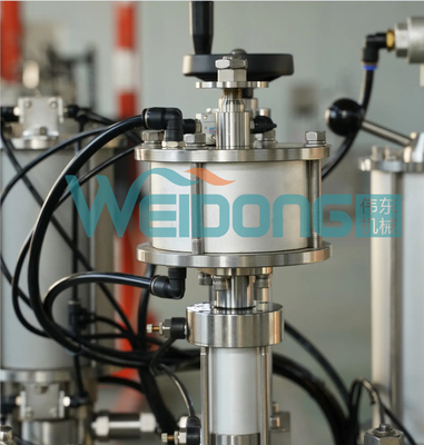 SUS304 Mesin Pengisian Aerosol Semiautomatik Semprotan Tubuh Parfum Aman Untuk Dioperasikan