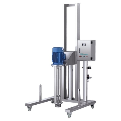 5L-2000L Cosmetic Emulsifier Mixer Dengan Motor Portable Pneumatic Lifting 0.37kw-15kw