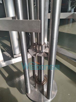 5L-2000L Cosmetic Emulsifier Mixer Dengan Motor Portable Pneumatic Lifting 0.37kw-15kw