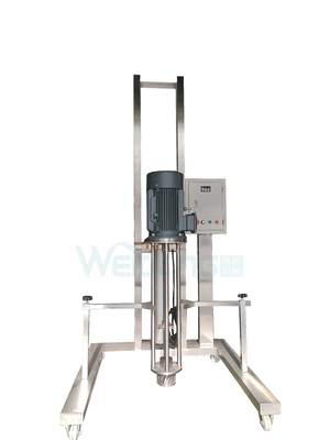 5L-2000L Cosmetic Emulsifier Mixer Dengan Motor Portable Pneumatic Lifting 0.37kw-15kw