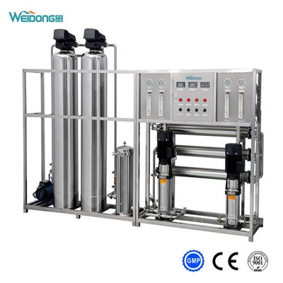 Mesin Pembersih Air 220V RO Untuk Kualitas Air Inlet TDS &lt; 1000ppm